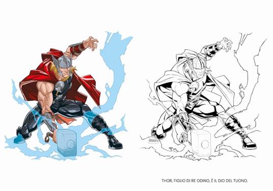 Coraggiosi e forti. Marvel Avengers. Primo album da colorare. Ediz. a colori - 3