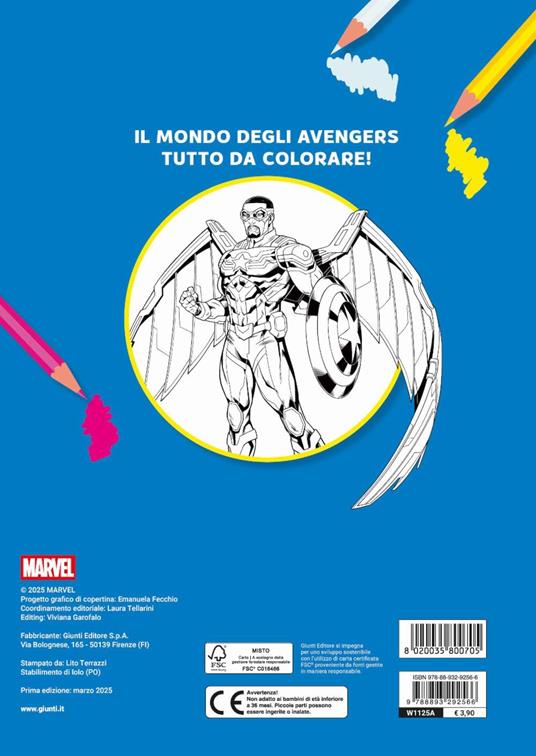 Coraggiosi e forti. Marvel Avengers. Primo album da colorare. Ediz. a colori - 4