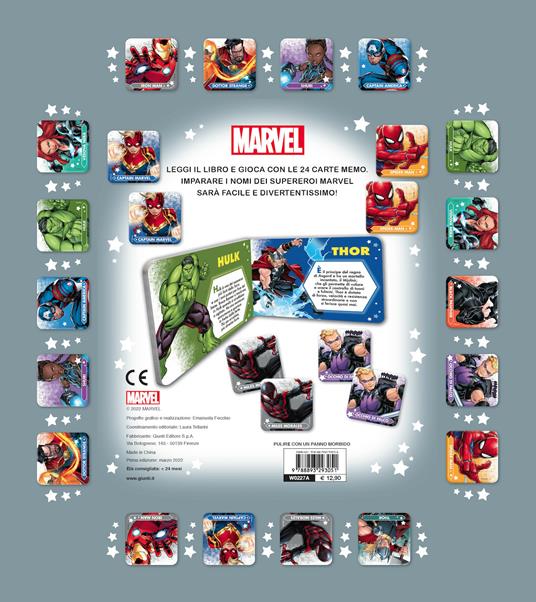 Marvel. Memo leggi e gioca. Supereroi. Ediz. a colori. Con 24 Carte - 2