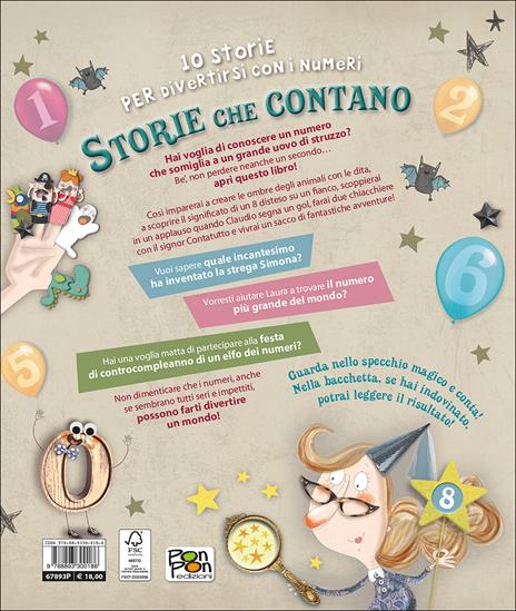 Storie che contano. 10 storie per divertirsi con i numeri. Ediz. illustrata - Carmen Gil,Ester Llorens - 2