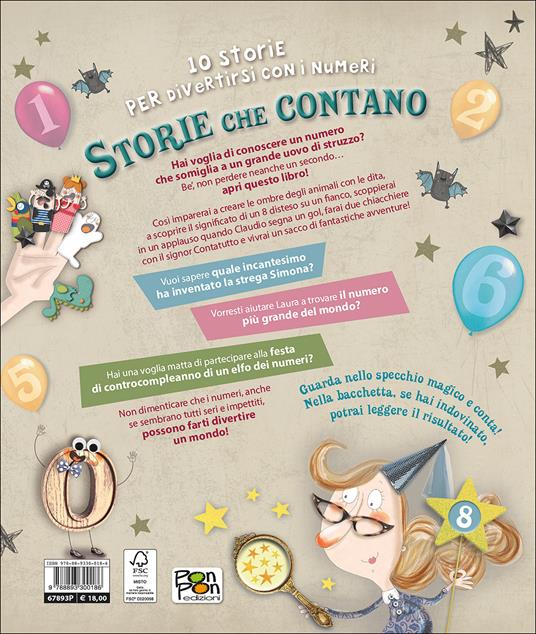 Storie che contano. 10 storie per divertirsi con i numeri. Ediz. illustrata - Carmen Gil,Ester Llorens - 2