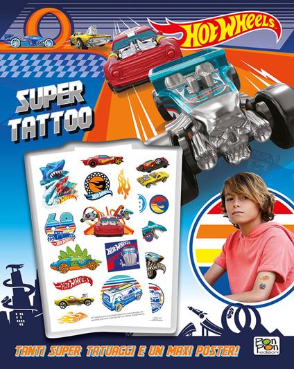 Super tattoo. Hot Wheels. Ediz. a colori. Ediz. a spirale. Con Poster - Alice Torricelli - copertina