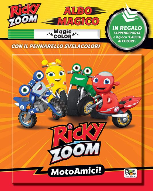 Motoamici! Ricky Zoom. Ediz. a colori. Con gadget - copertina