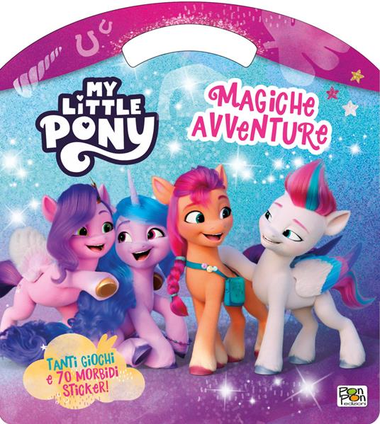 Magiche avventure. Puffy sticker. Con adesivi. Ediz. a colori - copertina