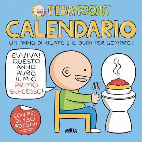 Pera Toons. Calendario da parete. Con Adesivi - Pera Toons - copertina