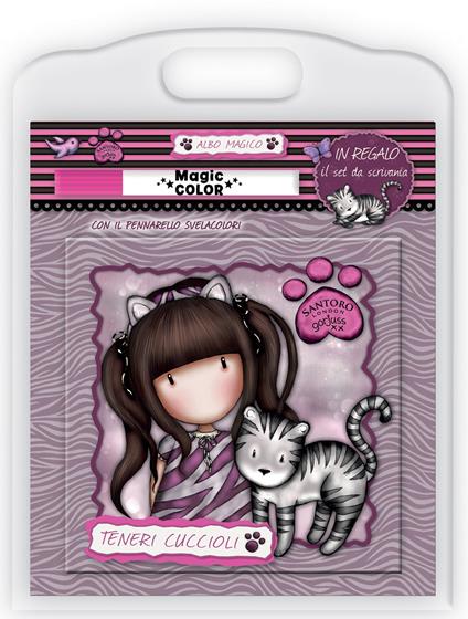 Teneri cuccioli. Gorjuss. Albo magico. Ediz. a colori. Con pennarello svelacolori - Lisa Capiotto - copertina