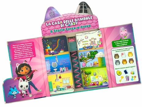 Libro casetta. Sei storie cerca-e-trova. La casa delle bambole di Gabby. Ediz. a colori - Lisa Capiotto - 2