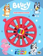 Divertimento a colori. Bluey. Il mio album pastello. Ediz. illustrata. Con pastelli