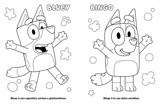 Divertimento a colori. Bluey. Il mio album pastello. Ediz. illustrata. Con pastelli - Cristina Panzeri - 2