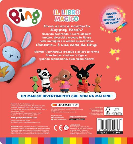 Dov'è Hoppity Voosh? Libro magico. Bing. Ediz. a colori. Con pennarello ad acqua - Cristina Panzeri - 3