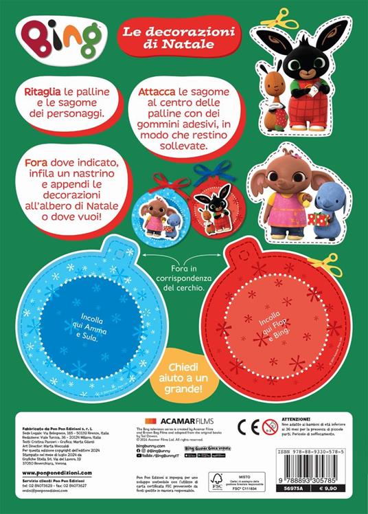 Natale con Bing. Activity book. Bing. Ediz. a colori - Cristina Panzeri - 6