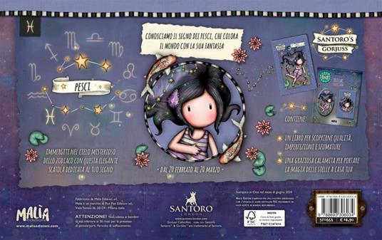 Pesci. Gorjuss. Box zodiaco. Ediz. a colori. Con calamita - 3