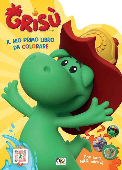 Il mio primo libro da colorare. Grisù. Ediz. a colori - Lisa Capiotto - copertina