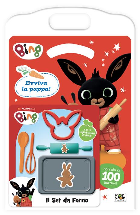 Evviva la pappa! Bing. Ediz. a colori. Con set da forno - Cristina Panzeri - copertina