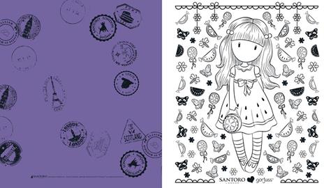 Doodle book. Gorjuss. Ediz. a colori. Con 4 penne glitter - Marta Moccaldi - 3
