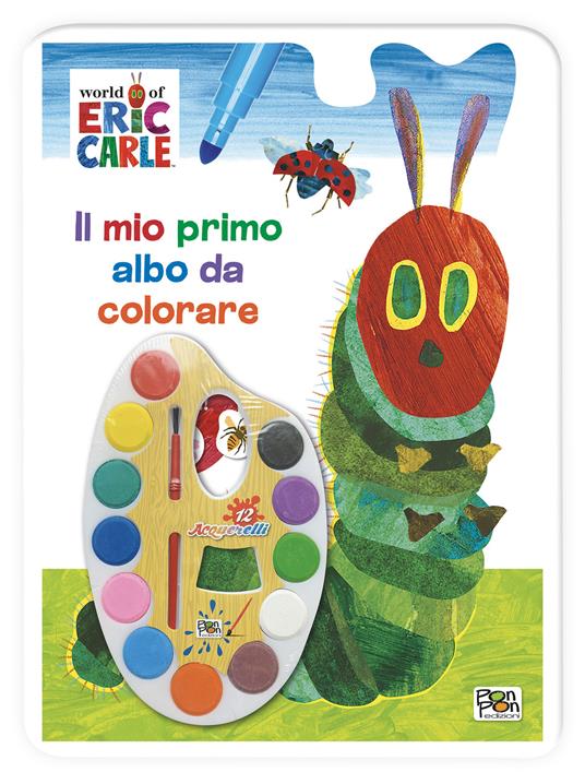 Il mio primo albo da colorare. Ediz. a colori. Con acquerelli - Eric Carle - copertina