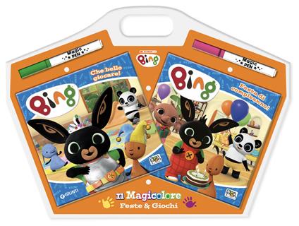 Feste e giochi. Bing. Magicolore. Ediz. a colori. Con 2 pennarelli svelacolori - Cristina Panzeri - copertina