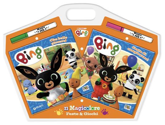 Feste e giochi. Bing. Magicolore. Ediz. a colori. Con 2 pennarelli svelacolori - Cristina Panzeri - copertina