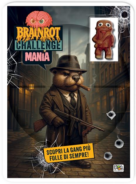Brainrot challenge. Mania. Con pupazzo squishy - copertina