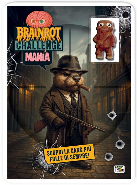Brainrot challenge. Mania. Con pupazzo squishy - copertina
