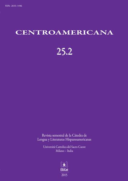 Centroamericana. Vol. 25\2 - copertina