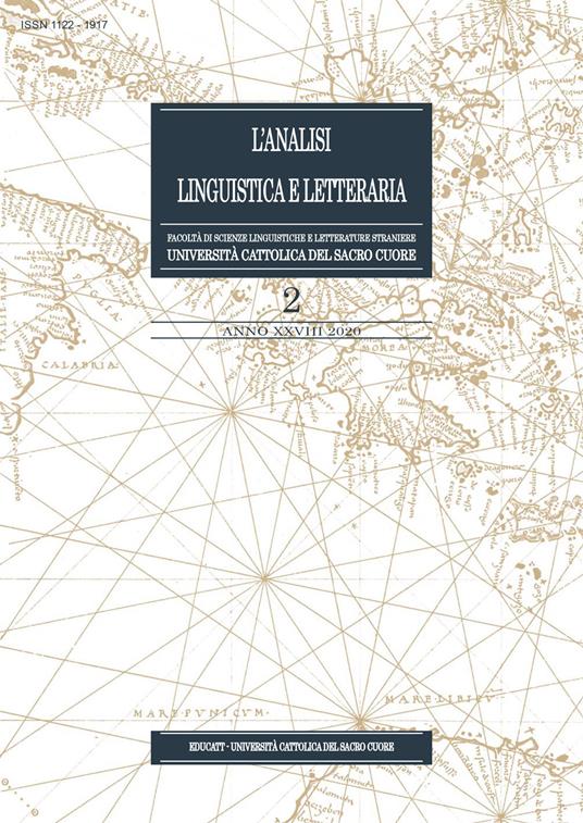 L' analisi linguistica e letteraria (2020). Vol. 2 - copertina