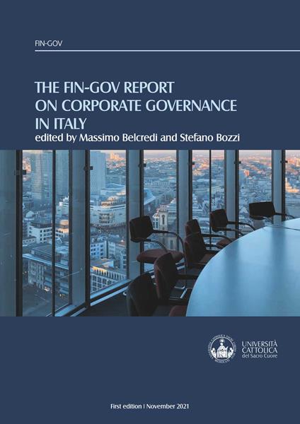 The Fin-Gov report on corporate governance in Italy - copertina