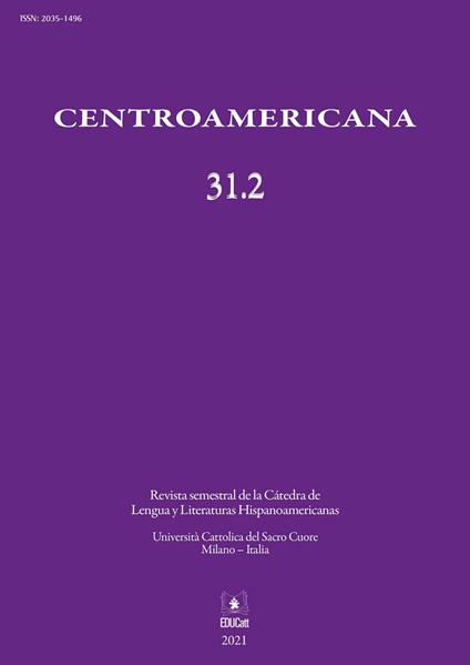 Centroamericana (2021). Vol. 31.2 - copertina
