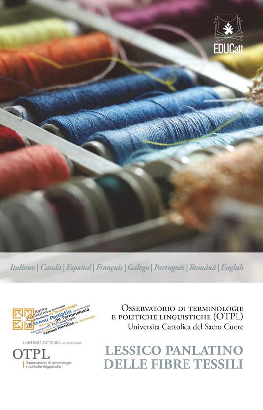 Lessico panlatino delle fibre tessili - copertina