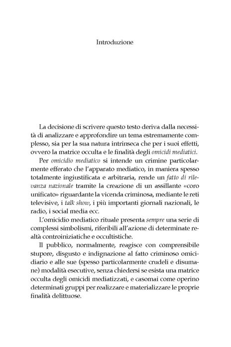 La matrice occulta e rituale degli omicidi mediatici - Aurum - 2