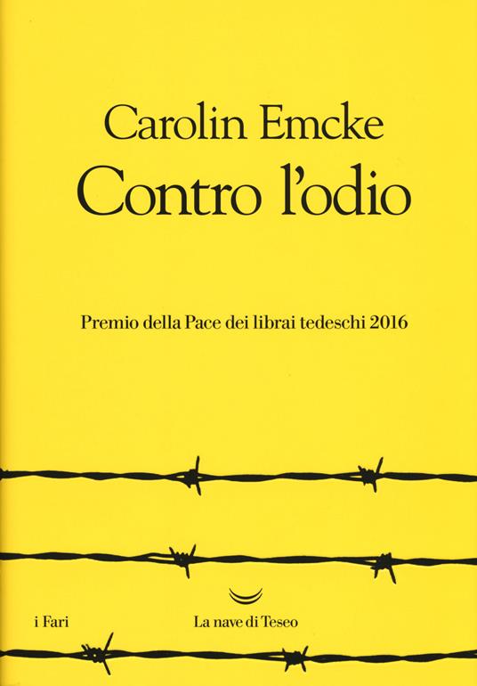 Contro l'odio - Carolin Emcke - copertina
