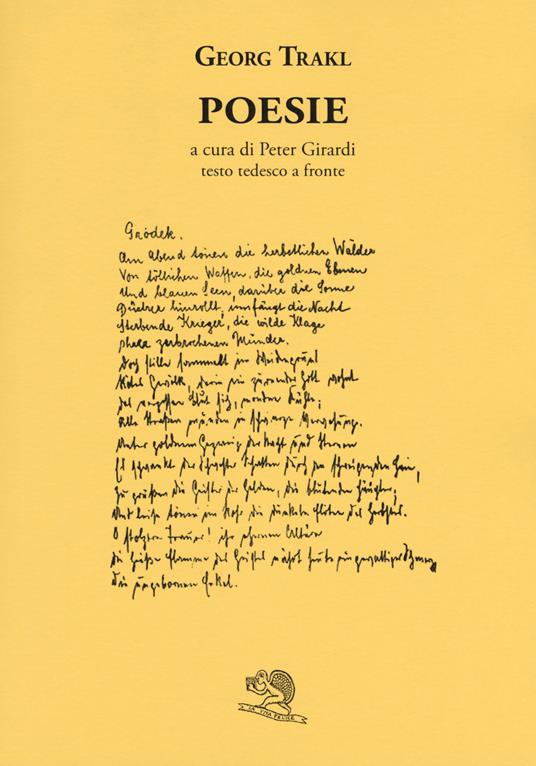 Poesie. Testo tedesco a fronte - Georg Trakl - copertina
