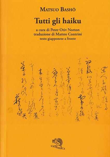 Tutti gli haiku. Testo giapponese a fronte - Matsuo Bashô - copertina