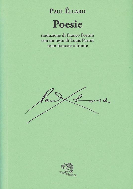 Poesie. Testo francese a fronte - Paul Éluard - copertina