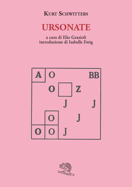 Ursonate. Testo tedesco a fronte - Kurt Schwitters - copertina