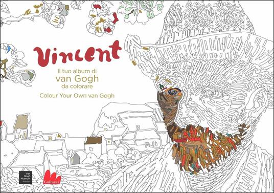 Vincent. Il tuo album di Van Gogh da colorare. Ediz. italiana e inglese - copertina