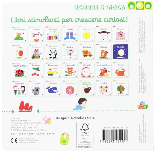 L'asilo nido. Scorri e gioca. Ediz. a colori - Nathalie Choux - 2