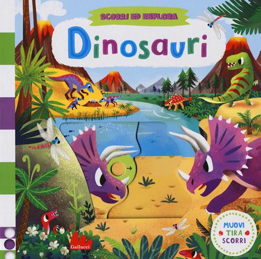 Dinosauri. Scorri ed esplora. Ediz. a colori - Chorkung - copertina