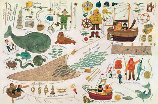 Alla scoperta del mare. Libro affresco. Ediz. a colori - Ali Mitgutsch - 3