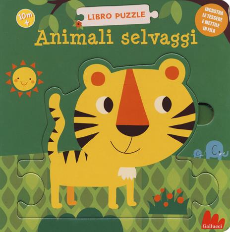 Animali selvaggi. Libro puzzle. Ediz. a colori - Rikky Schrever - copertina