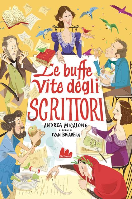 Le buffe vite degli scrittori - Andrea Micalone - copertina