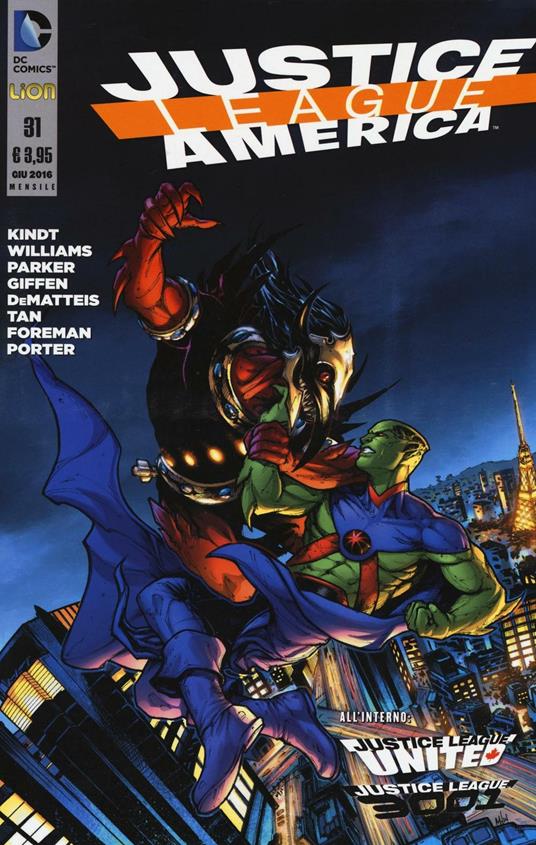 Justice League America. Vol. 31 - copertina
