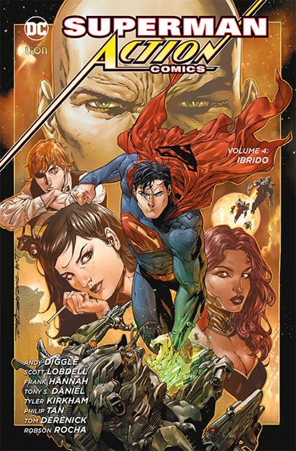 Superman. Action comics. Vol. 4: Ibrido - Andy Diggle,Scott Lobdell,Frank Hannah - copertina