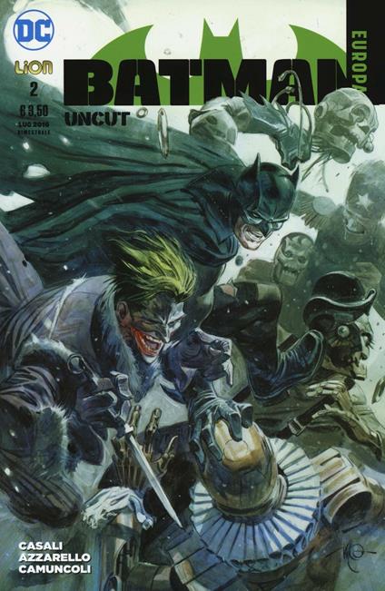 Batman Europa Uncut. Vol. 2 - Brian Azzarello,Matteo Casali,Giuseppe Camuncoli - copertina