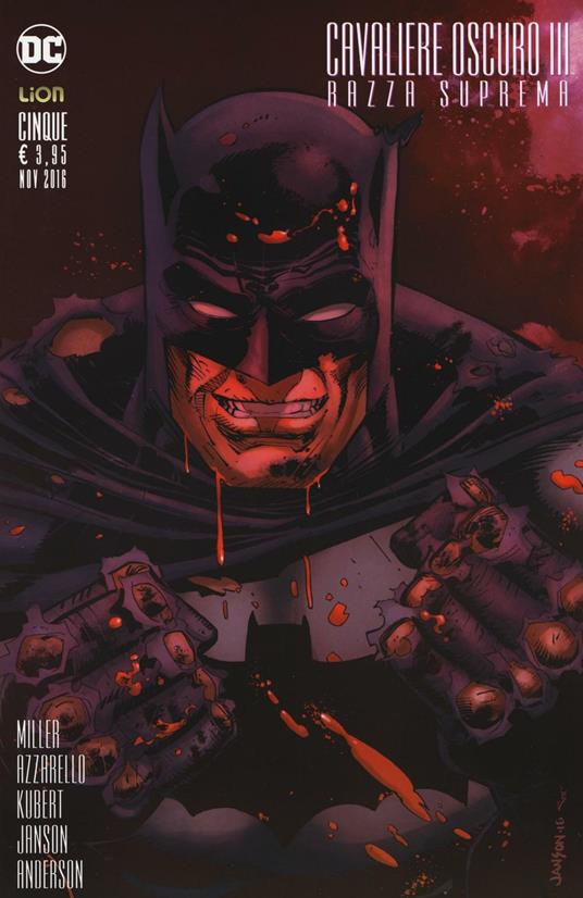 Batman DK III. Razza suprema. Variant B. Vol. 5 - Frank Miller,Brian Azzarello - copertina