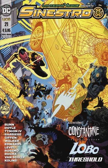 Lanterna verde presenta: Sinestro. Vol. 21 - copertina