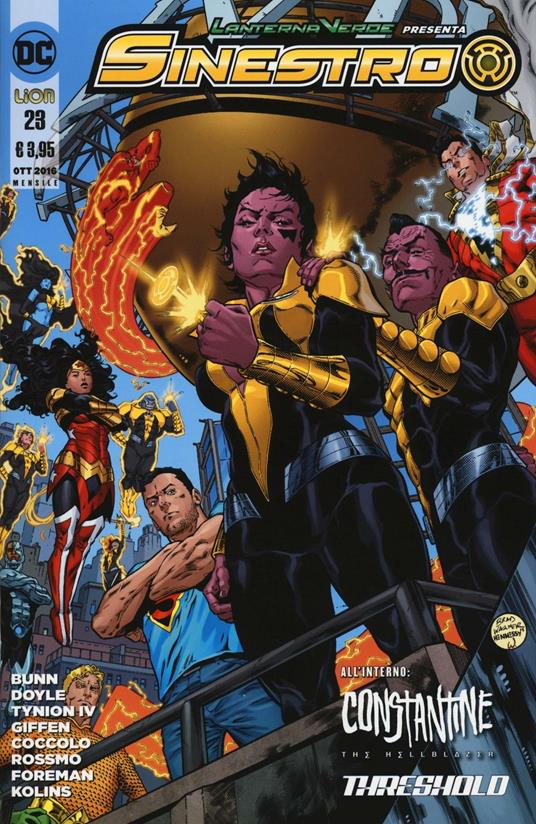 Lanterna verde presenta: Sinestro. Vol. 23 - copertina