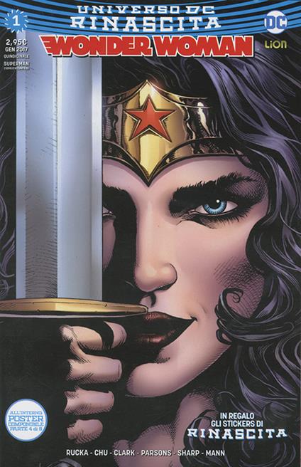 Rinascita. Wonder Woman. Vol. 1 - copertina