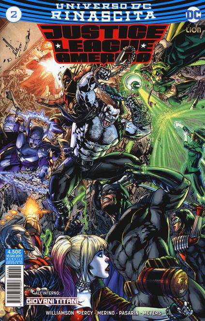 Rinascita. Justice League America. Vol. 2 - copertina