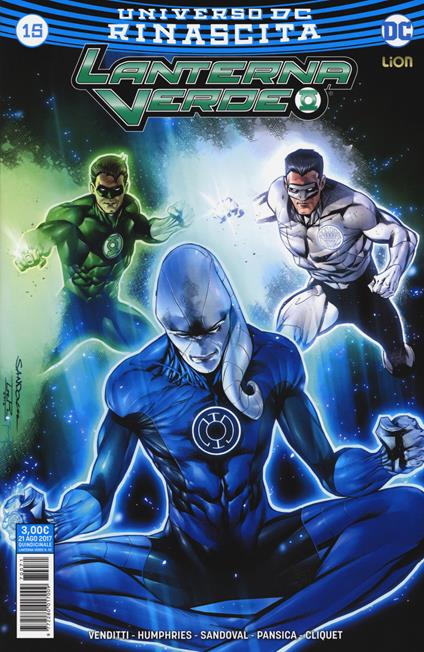 Rinascita. Lanterna verde. Vol. 15 - copertina